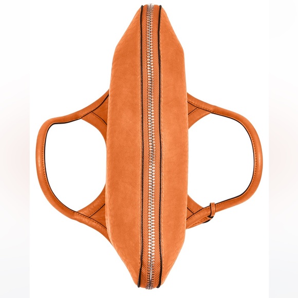 New CALVIN KLEIN Orange Gabrianna Slim Expandable Tote - Picture 3 of 11